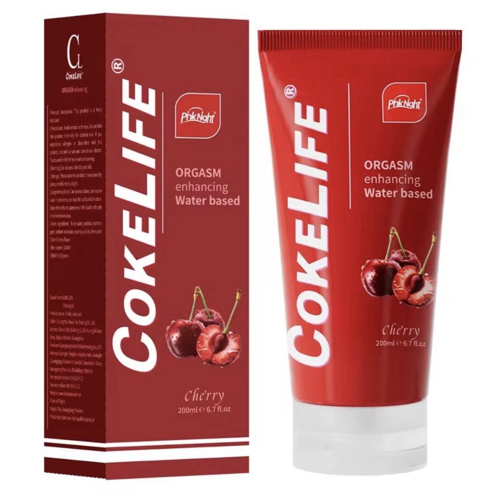 Лубрикант вкусовая смазка Cokelife с ароматом вишни 200 мл (35555197)