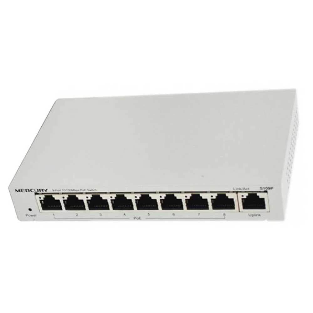 PoE коммутатор Mercury S109P (8xPOE, 1xLAN)