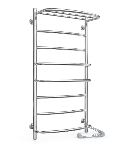 Полотенцесушитель Laris Еврофлеш П8 с полочкой Е подключение справа 500х1000 мм