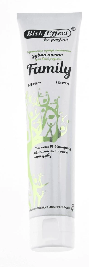 Зубная паста органическая Бишофит Полтавский Family 125 мл