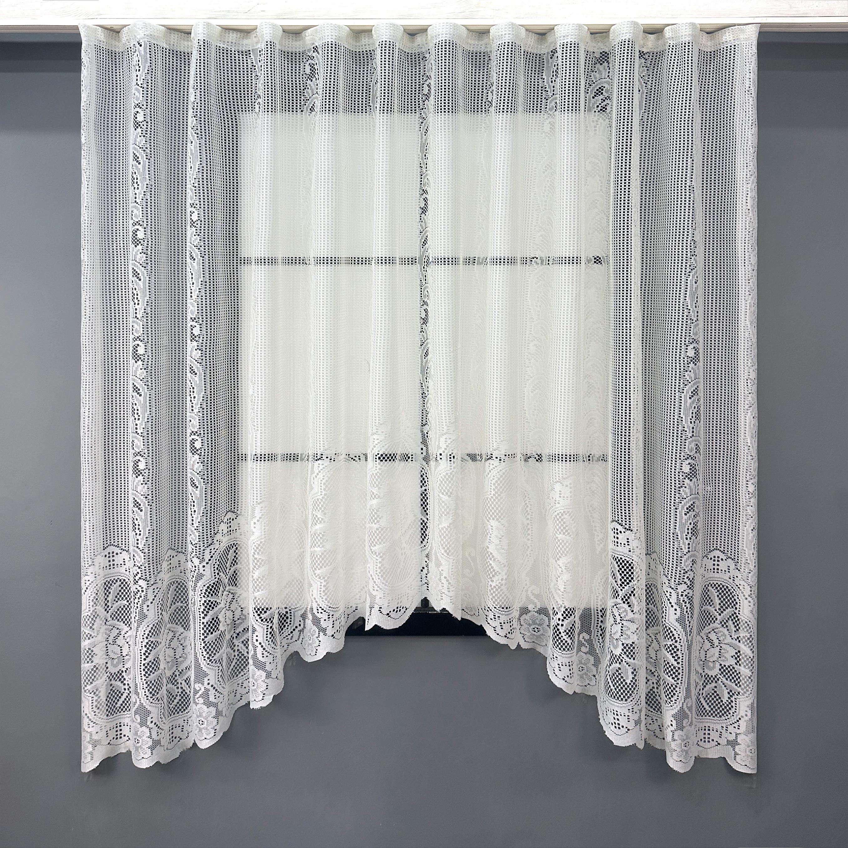 Арка кухонна № 000к сітка без тасьми 300х170 см Білий (51-066)