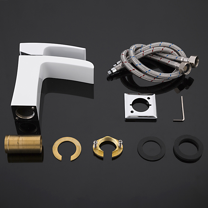 Смеситель для умывальника Gappo G1007-30 Белый/Хром (1033996) - фото 9 Смеситель для умывальника Gappo G1007-30 Белый/Хром (1033996) - фото 9