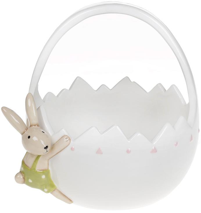 Конфетница-кашпо Милый Зайка 19х17х19 см керамика (BD-834-851)