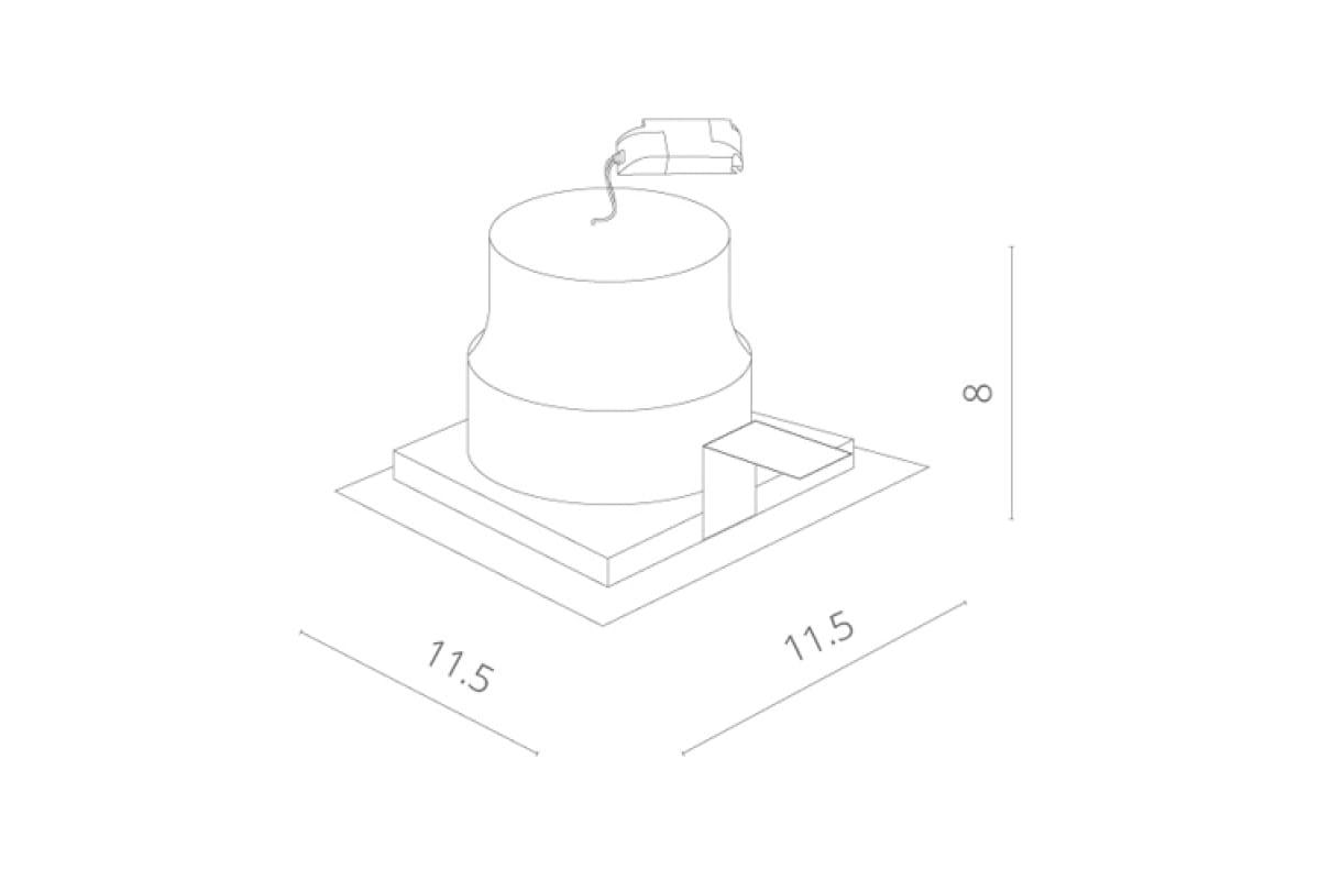 Світильник стельовий світлодіодний Arte Lamp PRIVATO 7W Білий (A7007PL-1WH) - фото 3