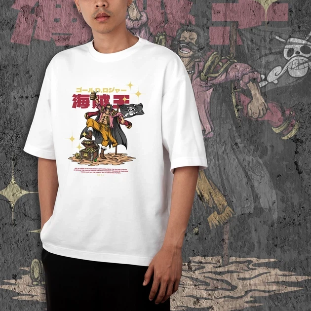 Футболка чоловіча з принтом Ван Піс Gold D Roger WE р. 48 (Anime0241)