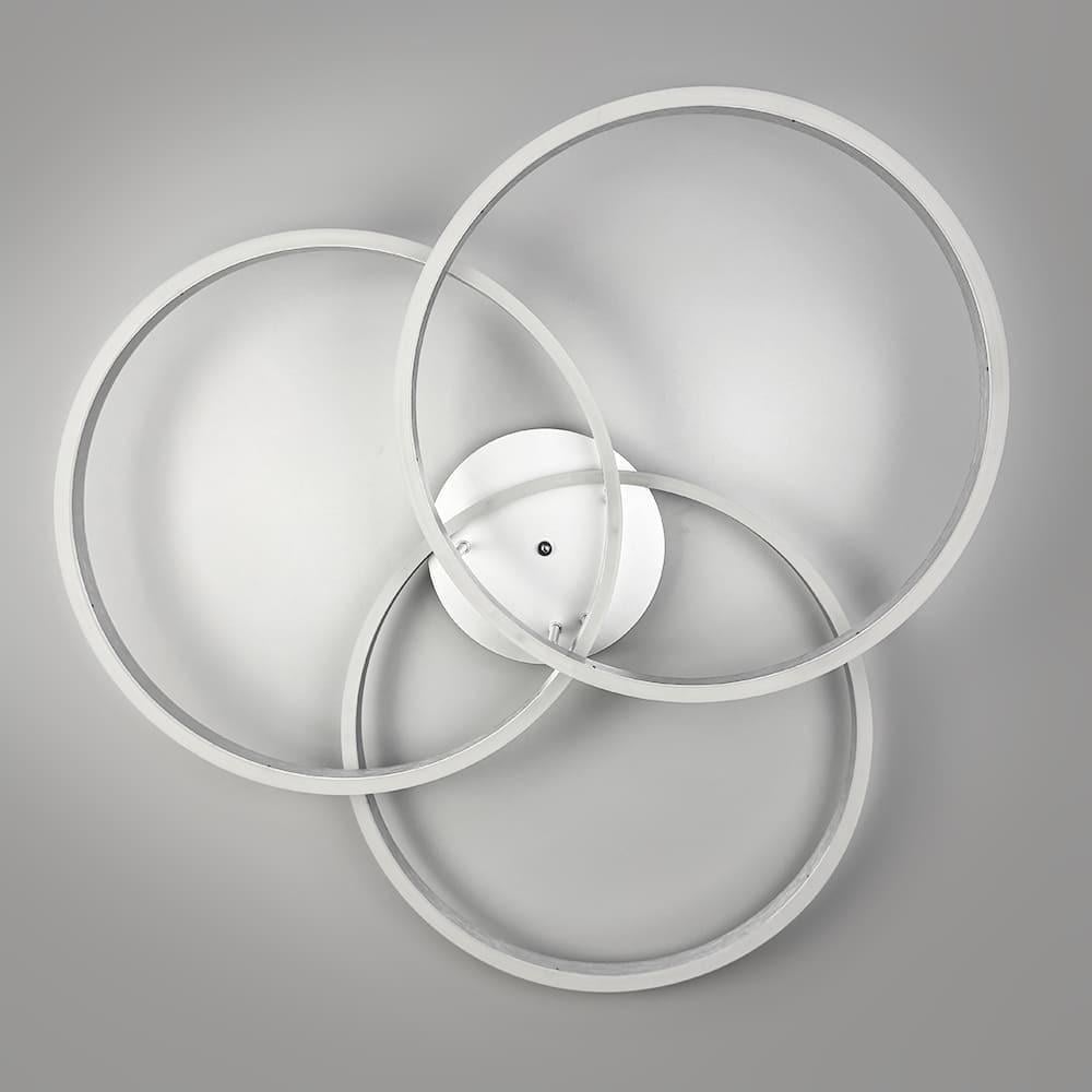 Светильник Led на 3 кольца Ø 80 см (A 55065/3 Silver+CH)