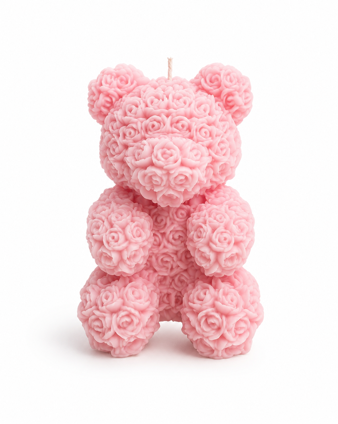 Аромасвічка M&D Candle Craft Ведмедик з натурального соєвого воску аромат Персик (00039)