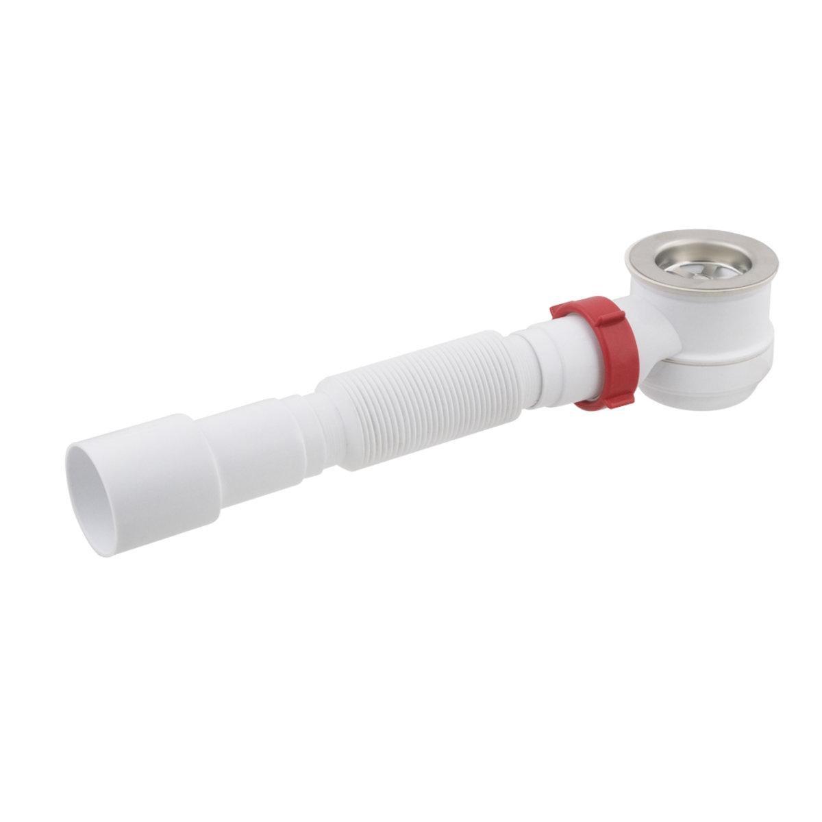 Сифон для поддона Polmark 1 1/2" и гофротруба d 40x40/50 мм (SW-80208)