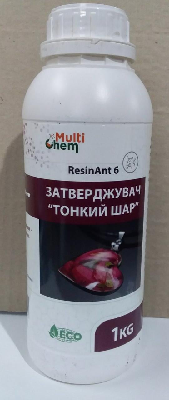 Отвердитель ResinAnt 6 для эпоксидной смолы ДЕТА 1 кг Прозрачный (073122)