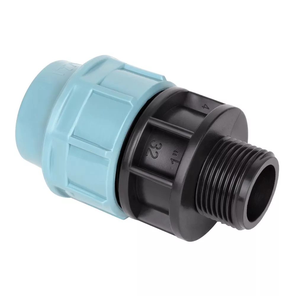 Муфта ITAL поліетиленова з зовнішнім різьбленням 110 мм х 3 (SQ-1002668)