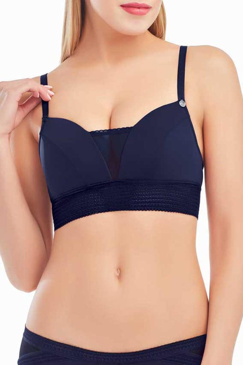Бюстгальтер з ущільненою чашкою Marc&Andre 70C Синій (54371)