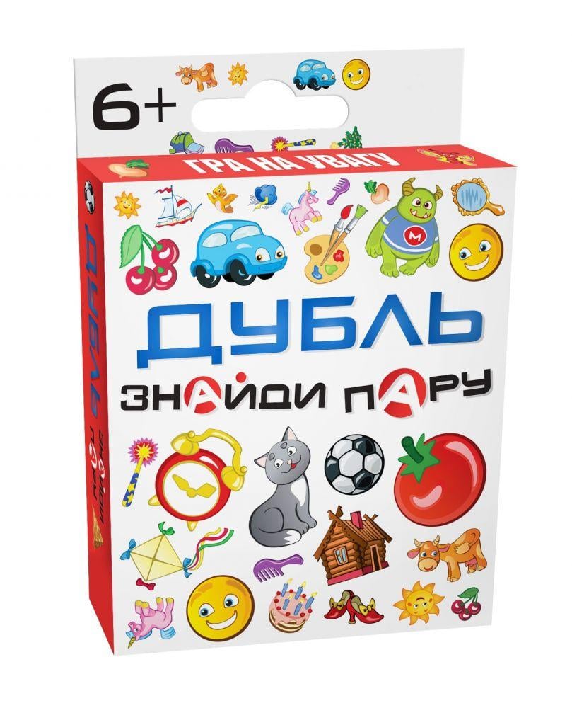 Настільна гра дитяча DGT-GAMES Дубль. Знайди пару (2214_C)