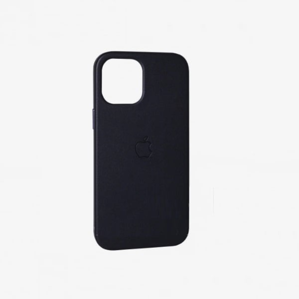 Чехол кожаный leather case для iPhone 12/12 Pro Черный (EK00100)