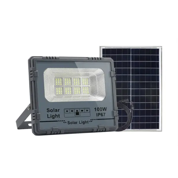 Фонарь светодиодный уличный Jooki HP-5-60 с солнечной панелью 120 LED 100 Вт (10565)