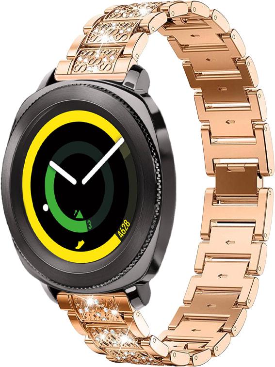 Браслет металлический Glam для Samsung Gear Sport Rose Gold (32799-27)