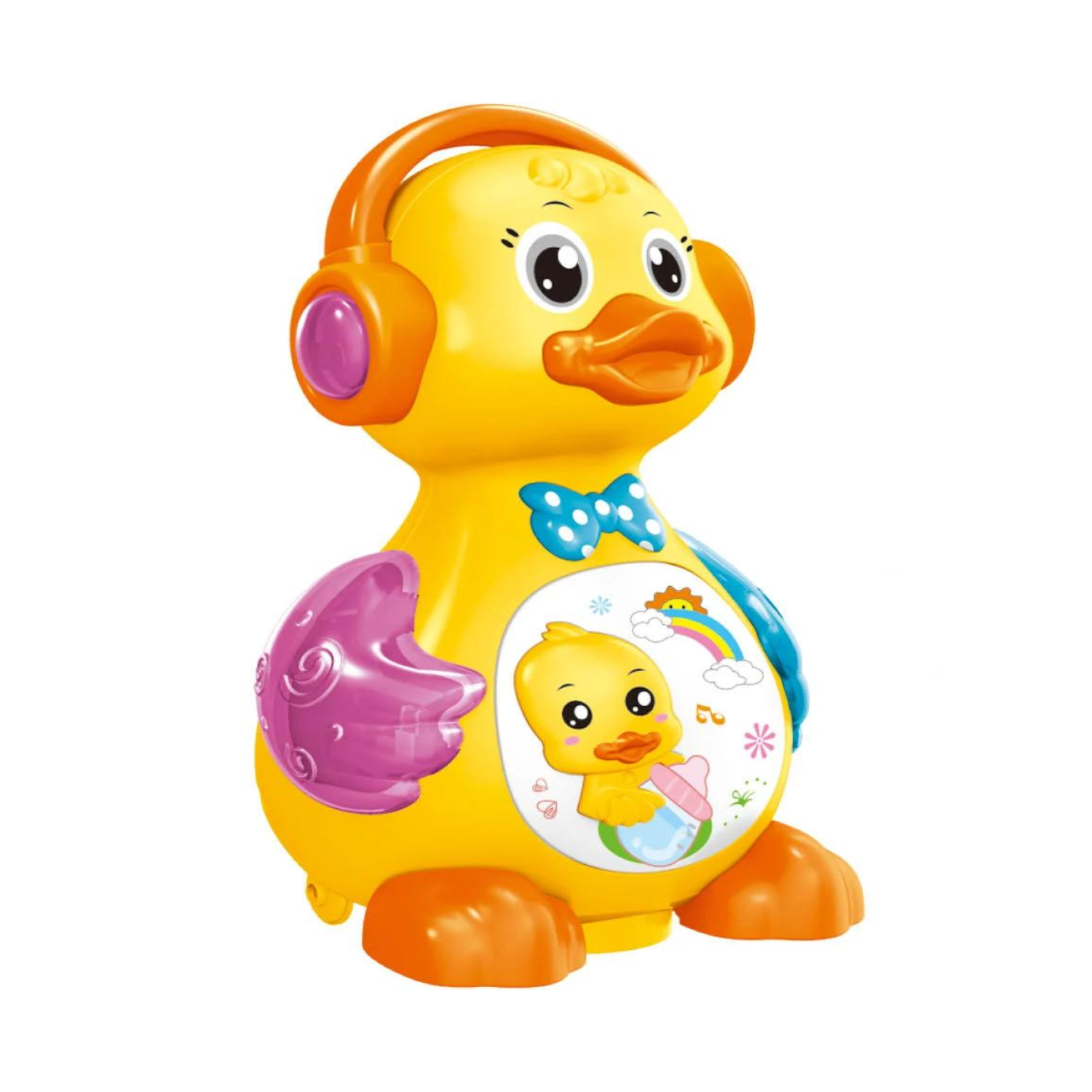 Іграшка музична качка TK Group 48510/0619 40/2 озвучування українською світло/звук (124385)
