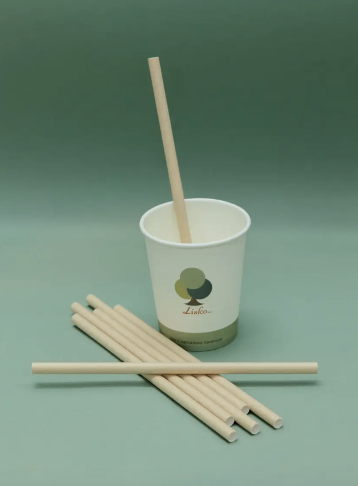 Трубочки бумажные крафт 50 шт/уп. 8х197 мм - фото 2 Трубочки бумажные крафт 50 шт/уп. 8х197 мм - фото 2