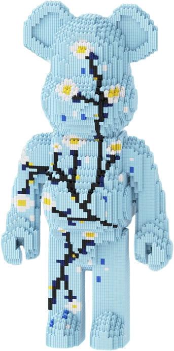 Конструктор 3D Magic Blocks SHLab BB-73 BearBrick Sakura 4500 деталей 56 см (39114)
