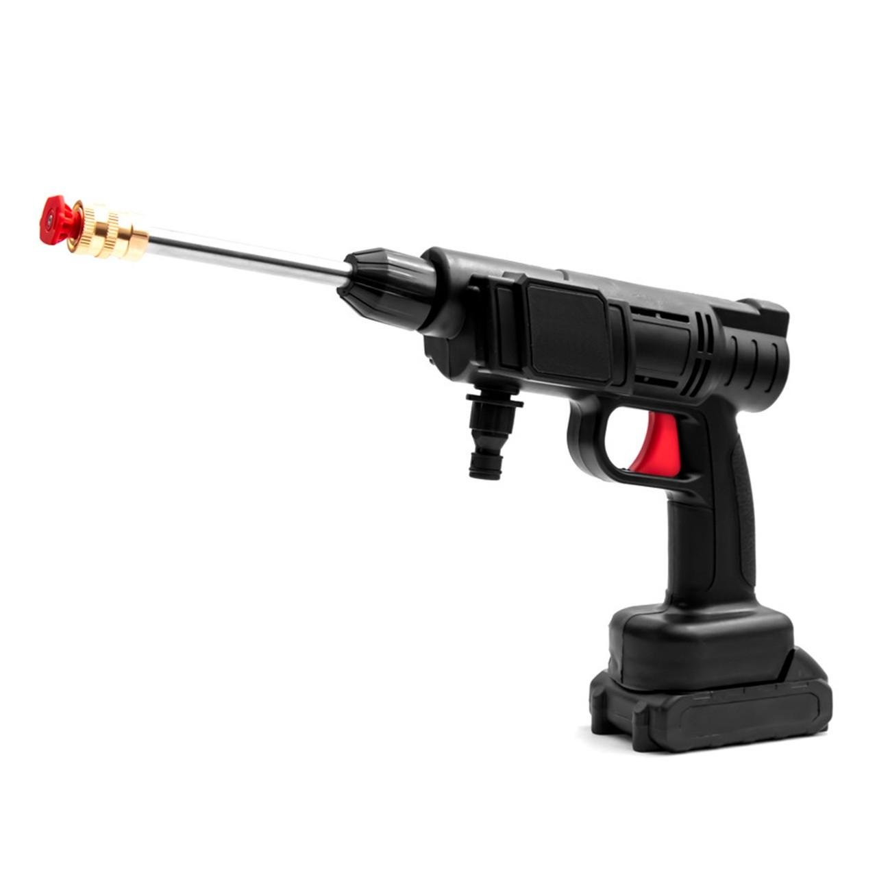 Мийка високого тиску RIAS Water Gun акумуляторна Black (3_04637)