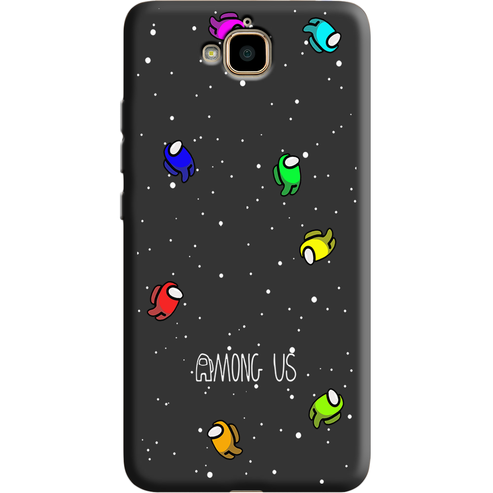 Чохол Boxface Huawei Y6 Pro Among Us Invisible Чорний силікон (25518-bk76-38737)