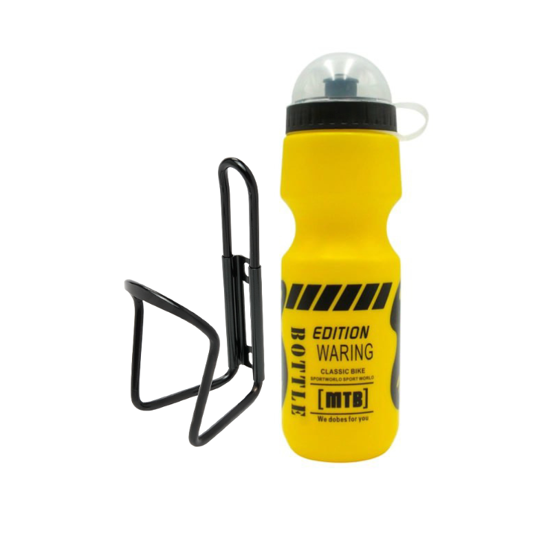 Фляготримач та фляга для велосипеда 2в1 Жовтий (26063422)