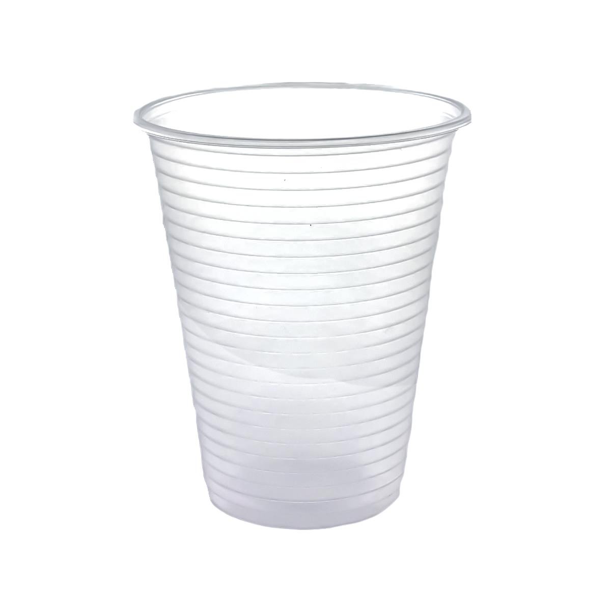 Одноразовые стаканы пластиковые 180 мл 100 шт. Прозрачный (456545)