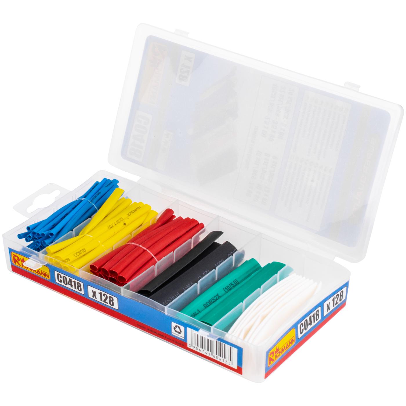 Набор кембриков изоляций проводки Richmann 128 шт. (C0418)