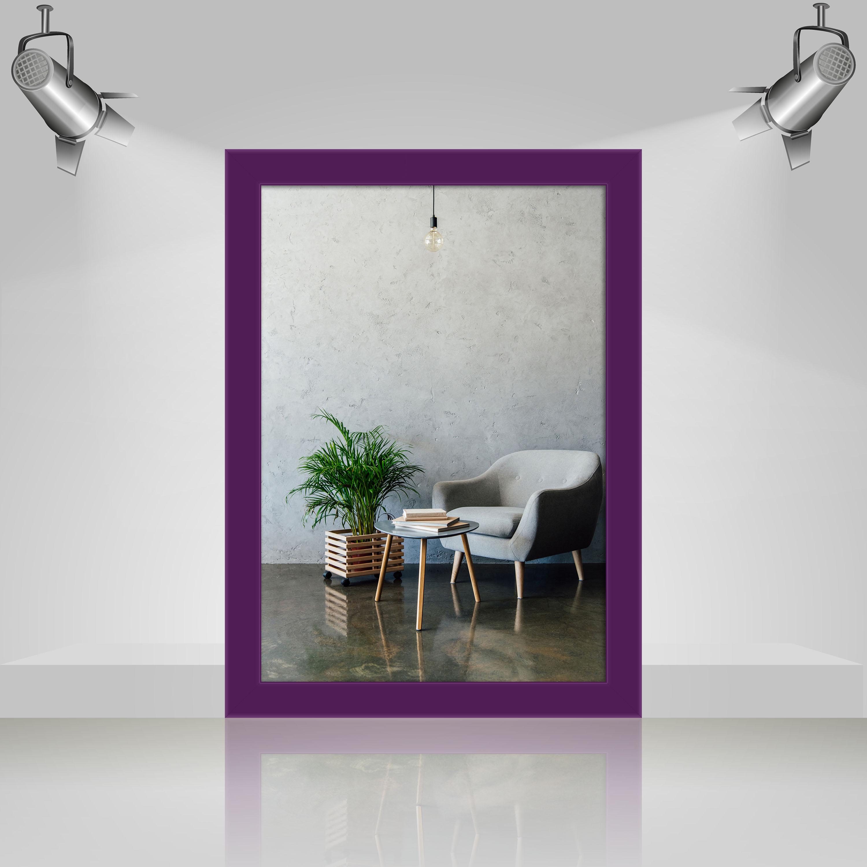 Фоторамка для дипломов деревянная EmojiFrame 21х30 см А4 AH2220-14 пластиковое стекло 0,8 мм с ножкой Фиолетовый - фото 3 Фоторамка для дипломов деревянная EmojiFrame 21х30 см А4 AH2220-14 пластиковое стекло 0,8 мм с ножкой Фиолетовый - фото 3