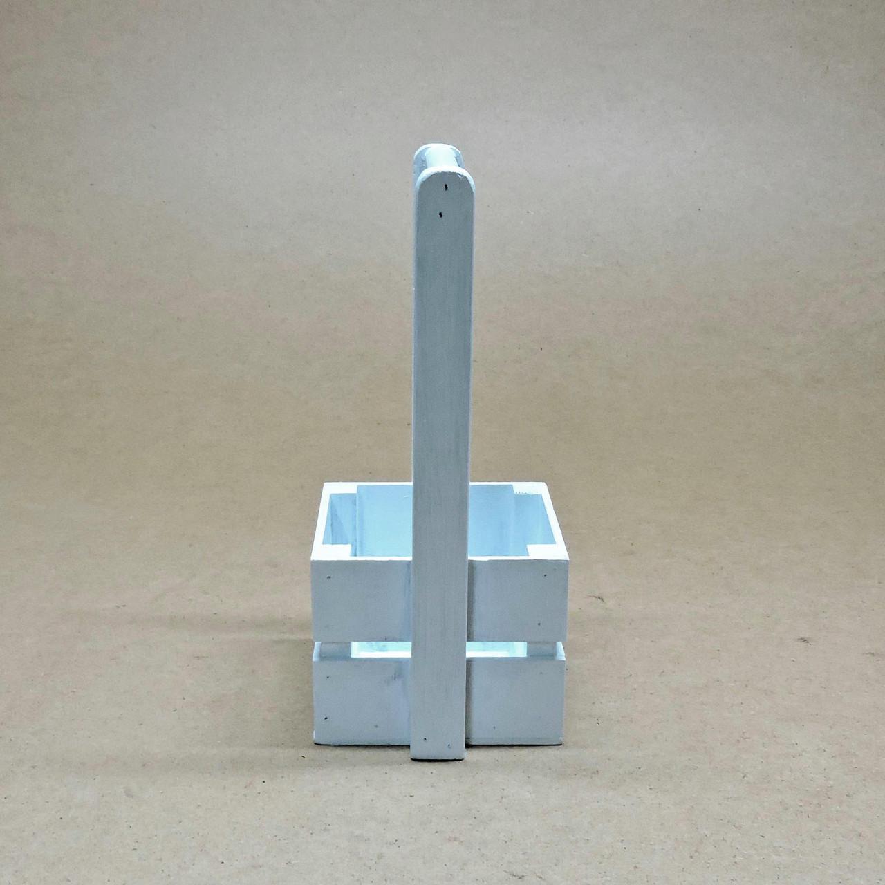 Корзинка подарочная из дерева Шервуд 12х12 см Зефир (ПДК-0021120) - фото 5