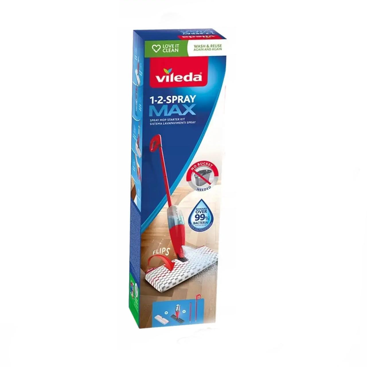 Швабра с распылителем Vileda Max Spray 750 мл (30067318) - фото 7 Швабра с распылителем Vileda Max Spray 750 мл (30067318) - фото 7