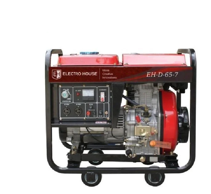 Генератор дизельный 1/3 фазы 7kWt AC/DC 220/12V ATS (EH-D-65-7) Генератор дизельный 1/3 фазы 7kWt AC/DC 220/12V ATS (EH-D-65-7)