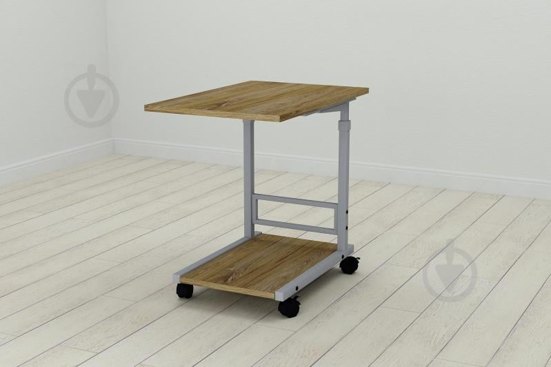 Стол приставной Ferrum-decor Френу 62x40x60 металл Серый ДСП Дуб Таверна 16мм (FRE0020) Стол приставной Ferrum-decor Френу 62x40x60 металл Серый ДСП Дуб Таверна 16мм (FRE0020)