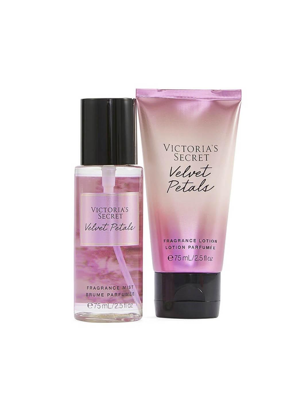 Подарунковий набір Victoria's Secret Velvet Petals 75 мл/75 мл Рожевий (00583272QA8OS) - фото 2