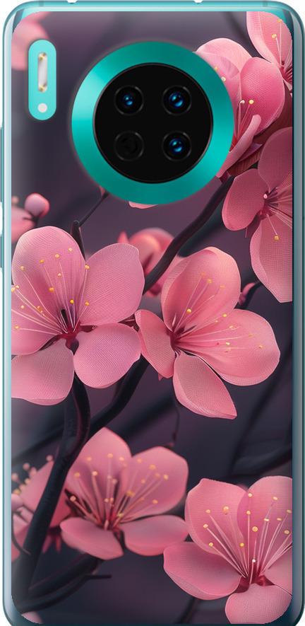 Чехол на Huawei Mate 30 Пурпурная сакура (6075u-1773-42517)