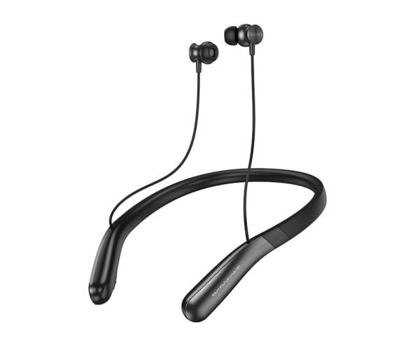 Навушники Bluetooth-гарнітура Borofone BE67 Sound neck-mounted BT earphones Black