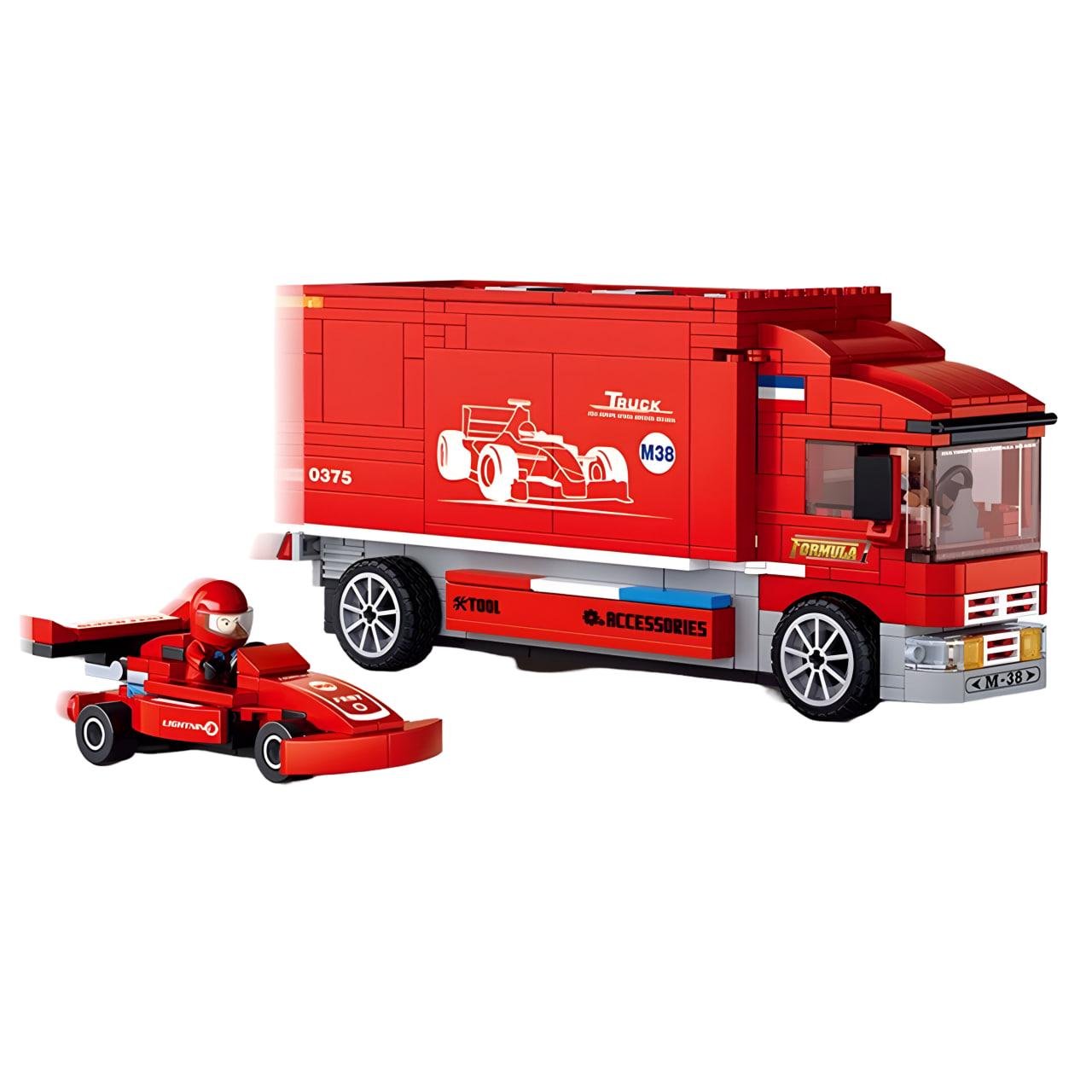 Конструктор Sluban Станція обслуговування боліда 557 деталей (M38-B0375)