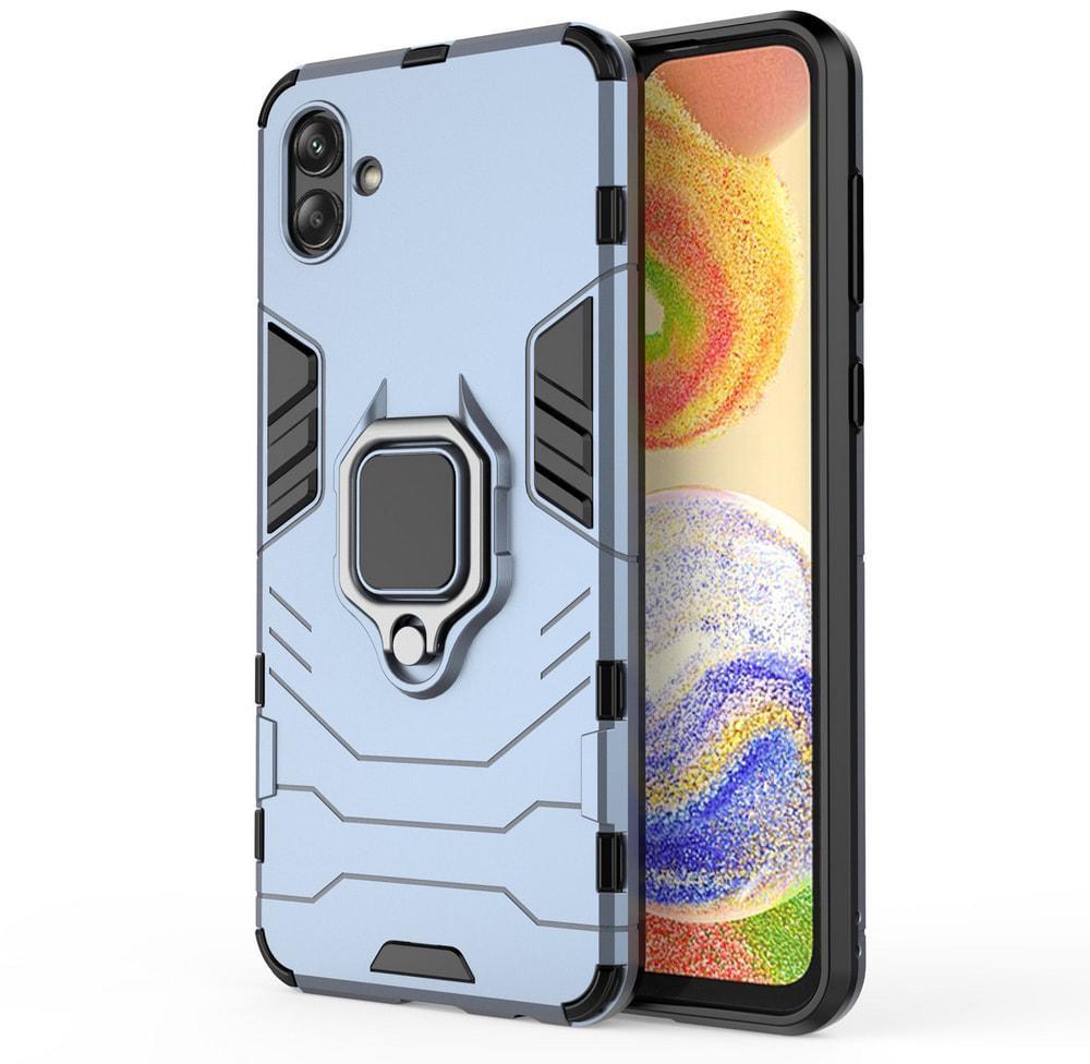 Противоударный чехол Samsung Galaxy A04 A045 (подставка кольцо) Graphite (29702-40)
