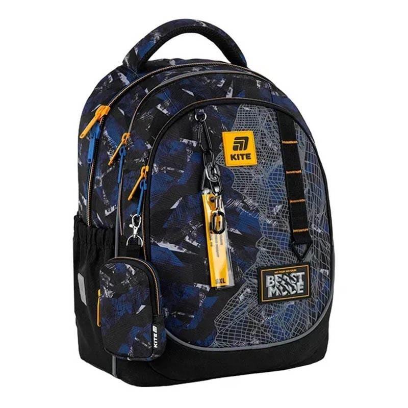 Школьный рюкзак Kite Education 700 Beast Mode 18 л Черный (K25-700M-4)