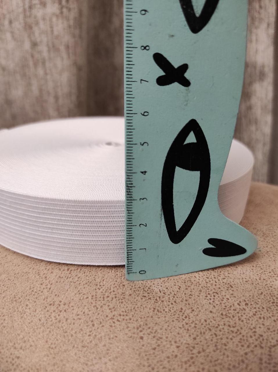 Резинка для одягу білизнян широка 3 см Білий (1269747834) - фото 2 Резинка для одягу білизнян широка 3 см Білий (1269747834) - фото 2