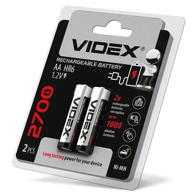 Акумуляторна батарея Videx AA HR6 2700 mAh 2 шт. (30151129ER)