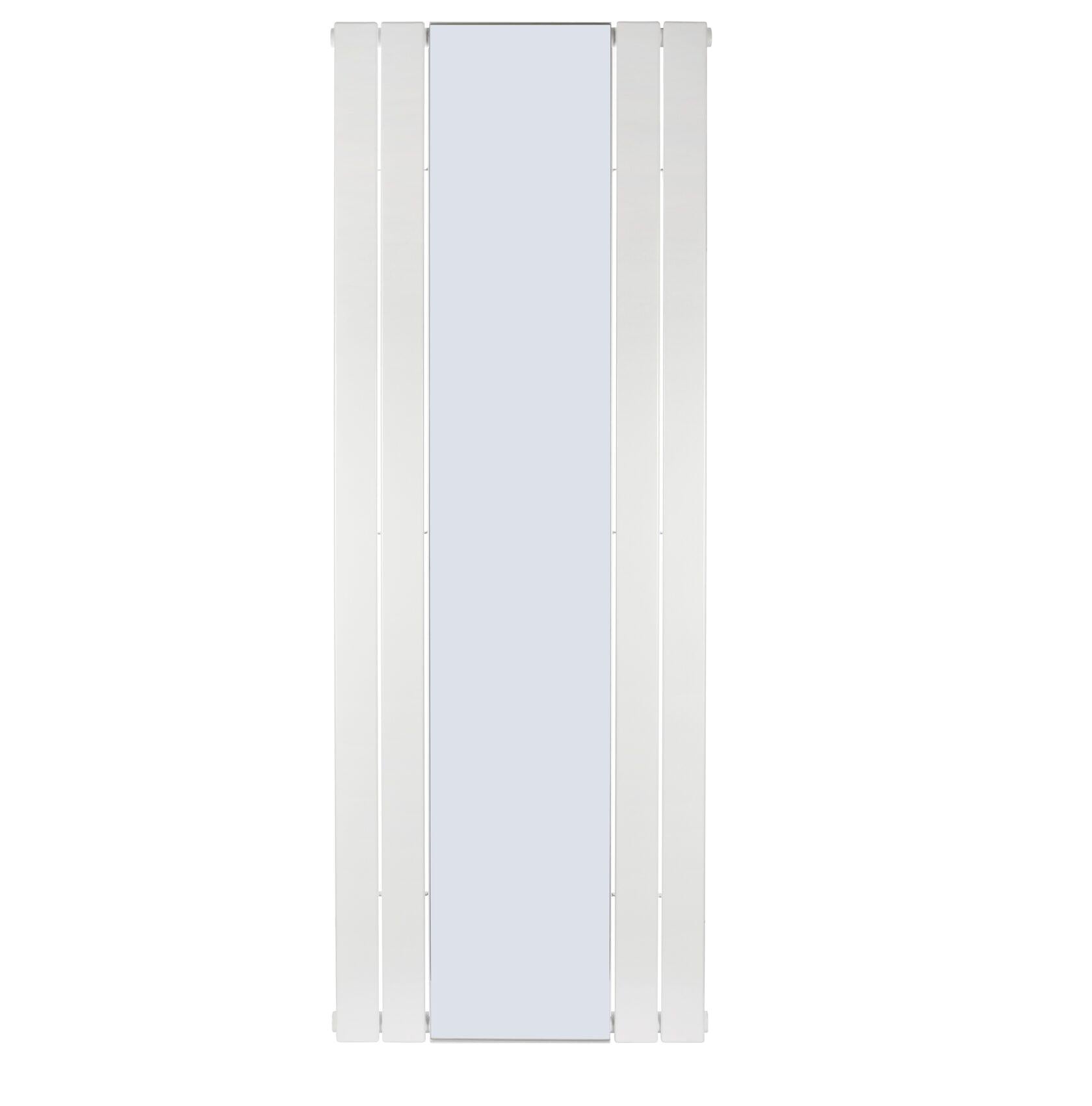 Радиатор дизайнерский Betatherm Mirror 1800x609 мм вертикальный с зеркалом Белый матовый (BT-LE 1180/08 9016M 99) Радиатор дизайнерский Betatherm Mirror 1800x609 мм вертикальный с зеркалом Белый матовый (BT-LE 1180/08 9016M 99)