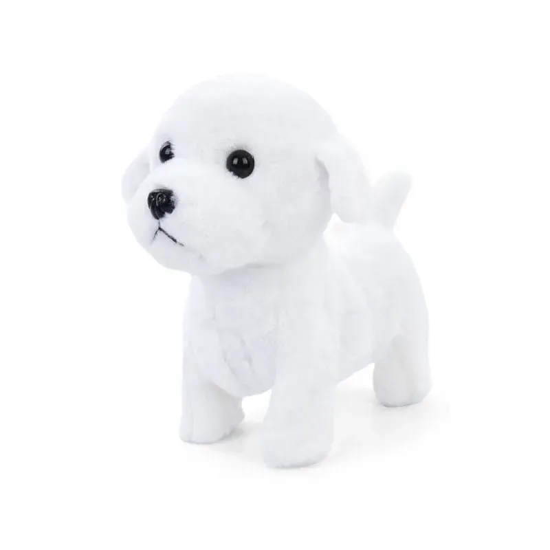 Інтерактивний песик Limo Toy з пластику 22 см Білий (150-98-M5947IUA)