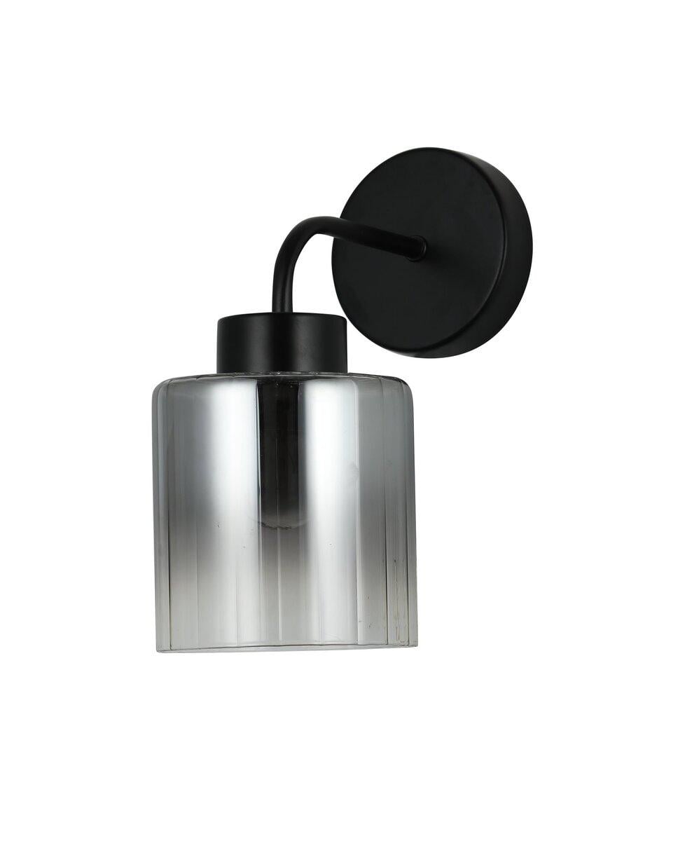 Светильник настенный Light House SRS-20697/1W плафон дымчатый Черный