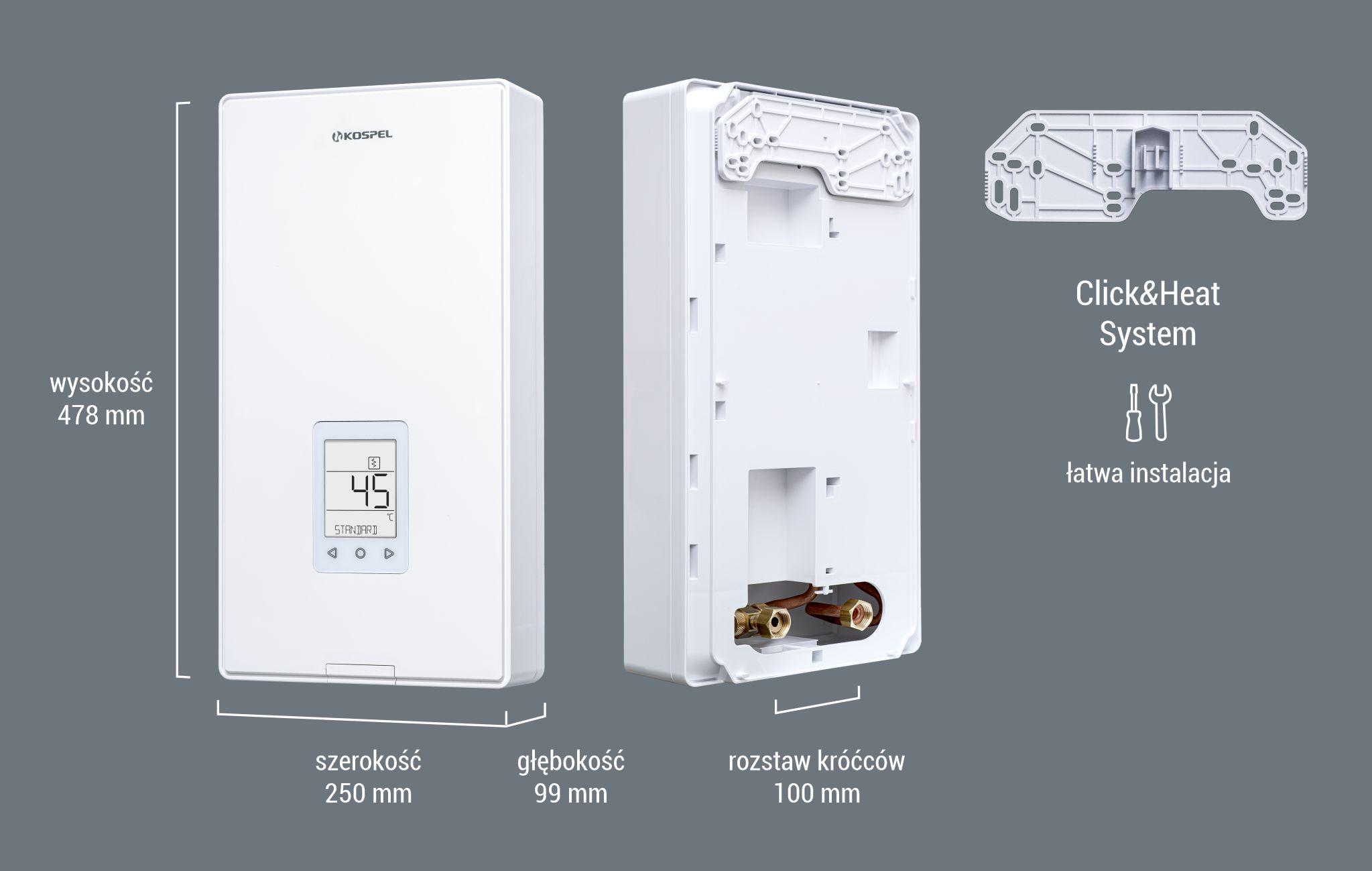 Нагрівач води проточний Kospel PPE4.M-27 електричний 380В (27467312) - фото 2 Нагрівач води проточний Kospel PPE4.M-27 електричний 380В (27467312) - фото 2