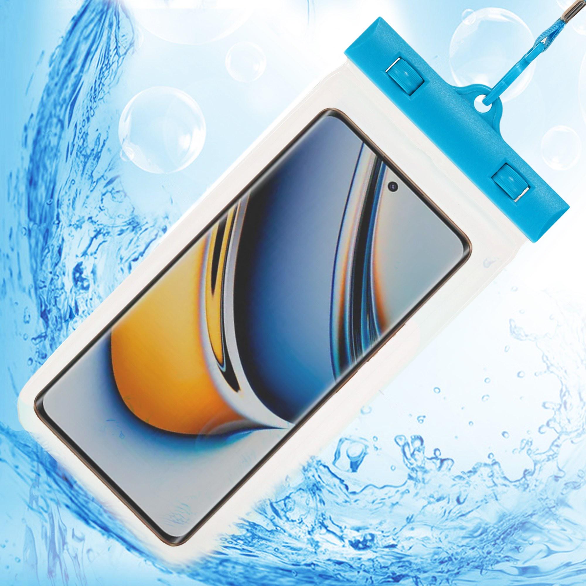 Чохол-гаманець на шию водонепроникний SP-Sport D3850 (TPU, внутрішні розміри-17x9см, синій) - фото 3 Чохол-гаманець на шию водонепроникний SP-Sport D3850 (TPU, внутрішні розміри-17x9см, синій) - фото 3