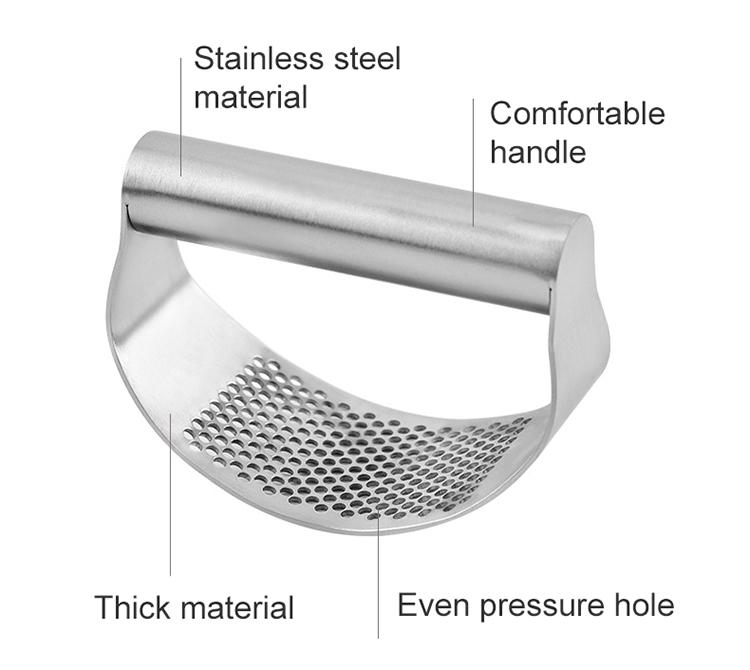 Чеснокодавка из нержавеющей стали 10x5 см (2.114) - фото 7