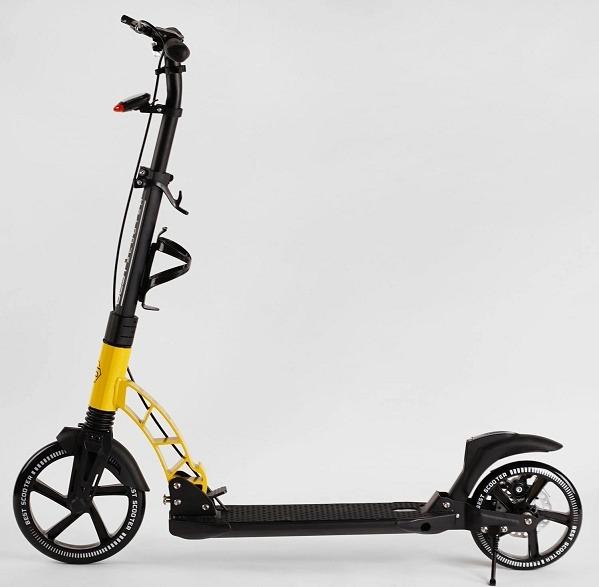 Самокат Best Scooter D-230 Disc Черно-желтый