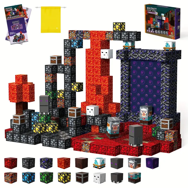 Конструктор магнитный Minecraft Подземелье 80 шт. (2699013687) Конструктор магнитный Minecraft Подземелье 80 шт. (2699013687)