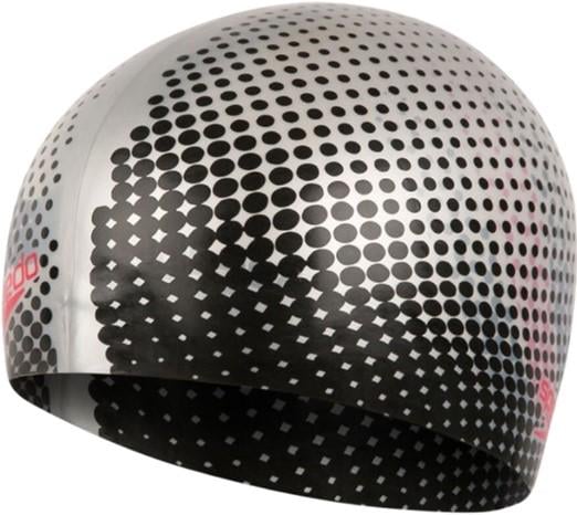 Шапочка для плавания Speedo Rev Moud Silc Cap Au Silver/Black (8-09337D668)