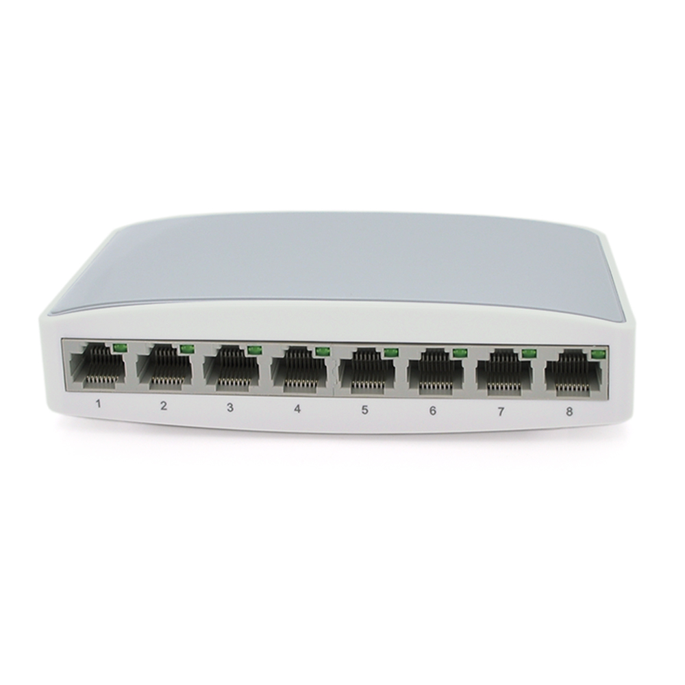 Комутатор Ethernet ONV-H1008S пластиковий корпус 8х100 Мб портів 5В 1Аг 140х78х32 (DR012357) - фото 3